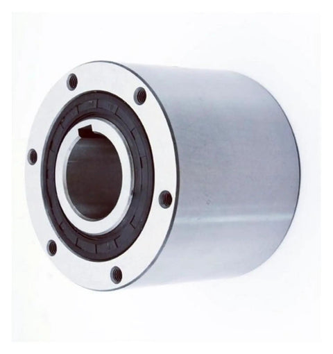 Heavy Duty Wedge Type One Way Overrunning Clutch Backstop Designed For Textile Machinery with a sealed bearing assembly.