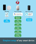 Zigbee Smart Outlet Plug Twin Pack setup guide with ST hub, Echo Plus, Alexa, and Google Assistant integration instructions.