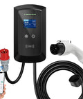 No Sweat 22KW EV Charging Station With RFID WiFi APP Control Wall Mount Electric Vehicle Car Charger GBT Standard Level 2 Wallbox with display.