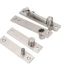 Stainless Steel Pivot Hinge With 360 Degree Rotation And 300 Lbs Load Bearing Concealed Door Hinge With Adjustable Extension