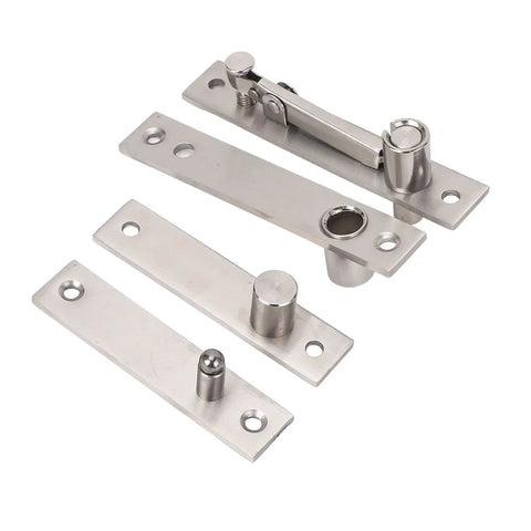 Stainless Steel Pivot Hinge With 360 Degree Rotation And 300 Lbs Load Bearing Concealed Door Hinge With Adjustable Extension