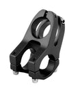 Short 31.8Mm Handlebar Stem 45Mm Length Aluminum Alloy Adjustable Black For Mountain Road BMX And MTB Bikes Lightweight About 130G Fits 31.8Mm Bars Universal Compatibility For DH And Track Rigs