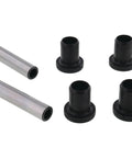 Heavy Duty Front End Rebuild Kit With Bushings and Bearings For Polaris Ranger RZR UTV 400 500 900 Years 2005 To 2016 showing bushings and steel components.