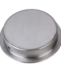 Concealed Stainless Steel Cabinet Door Knob Pull 78cm Length No-Fuss 2.76 Inch Circle Closet Handle Silver Finish Hidden Screws Easy Install