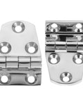 Heavy Duty 316 Stainless Steel Door Hinges Two Pack 54x37mm Thickened Gate and Furniture Butt Hinges for Home and Marine Use Anti Rust