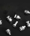 10 Pcs Bike Brake Pinch Bolts For V-Brake And Cantilever Systems, Heavy Duty Steel Cable Fixing Screws, Wire Fasteners Replacement Parts For Secure Cable Connection And Rock Solid Braking, steel bolts