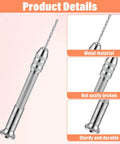 Handy Pin Vise Hand Drill Set For Resin Crafts And Jewelry Making, Includes 600 Small Screw Eye Hooks And 10 Drill Bit Sizes, Ergonomic