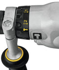 Beefy One Half Inch 10 Amp Hammer Drill With Pistol Grip And Dual Mode For Masonry Wood And Steel adjustment settings close-up