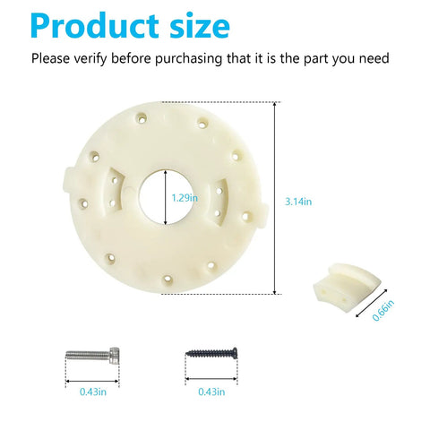 Beef Up Your 12 Foot Giant Skeleton With This Repair Kit Featuring Swivel Arm Plate and Head Plate dimensions and screws