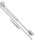 Damn Solid 10 Pack 100N Gas Struts Smooth Pneumatic Cabinet Door Lift Supports Soft Close Hydraulic Hinges Includes Fifty Mounting Screws No Sweat Install For Toolboxes And Workshop Benches, 11.4 inch silver gas strut for cabinet doors.