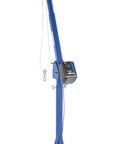 Workhorse 115 Volt Power Lift Jib Crane Built Tough Lets You Move Two Thousand Pounds With No Sweat, blue steel construction.