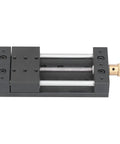 Rugged Manual Linear Stage With Aluminum Sliding Table And Base, 0 To 75mm Stroke, 10Kg Load Capacity, top view