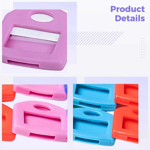 50 Pcs Silicone Key Covers For House Keys, Elastic Soft Key Caps In 5 Color Coding Set With Labels, product details close-up