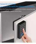 Tuya Smart Fingerprint Lock For Cabinets And Drawers, Baby Safety Lock For Kitchen, Toilet, And Refrigerator, app unlock feature.