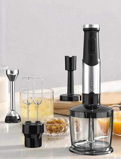 Heavy Duty Hand Blender Powered By A Badass Copper Motor And Smooth Blending Action Gets The Job Done Includes Egg Whisk Potato Masher.