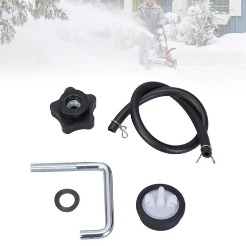 Upgrade Your Snow Blower Game With Durable Metal Handle Knob And Washer Kit For 621 and 721 Models, Ensuring Smooth Operation During Winter Chores. metal handle knob kit with cable, bolt, and washer