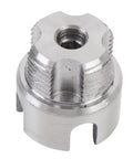 ViaGasaFamido Internal External Pipe Threading Tool For PVC High Hardness Alloy Steel Clean Cuts Compatible With Electric Drills For G 3 4 And 1 4 Inch close-up of the threading bit.