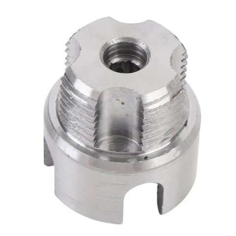 ViaGasaFamido Internal External Pipe Threading Tool For PVC High Hardness Alloy Steel Clean Cuts Compatible With Electric Drills For G 3 4 And 1 4 Inch close-up of the threading bit.