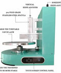 Automatic Birthday Cake Smoothing Coating Machine For 4 To 12 Inch Cakes With LCD Display and Low Noise Motor side view