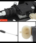 Front Driver Side Hood And Trunk Lock Actuator No Fuss Bolt Up Swap Compatible With Tesla Model 3 Electric Sedan detailed view of actuator connections and components.