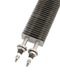 No Sweat 220V 400W Square Fin Heater Stainless Steel Electric Oven Heating Element with dual connectors for quick heating.