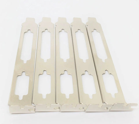 Stainless Steel Db9 Db25 L Bracket Mounting Kit For PC Slots 2 Hole Slot Cover 12 Cm High 2 Cm Wide 10 Pack