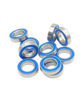 Thin Section 12x21x5mm ABEC-7 Ball Bearings 2RS With Blue Rubber Seal Built Tough Low Vibration 10 Pack Waterproof Coating For Snowy And Rainy Conditions