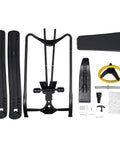 Components of Go Kart Style Snow Sled With Steering Wheel And Brakes For Kids And Adults