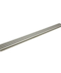 Straight Up Heavy Duty 4 Slot Aluminum Fence Track 48 Inch Length With 1 4 20 T Nuts For Table Saws Miter Jigs Router Guiding Systems Knockout Workshop Essential Upgrade, shown from a side angle.