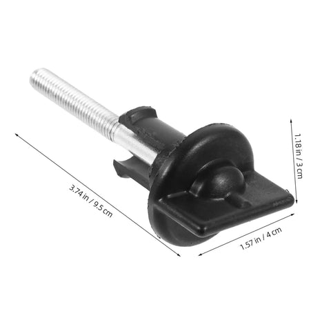 Spare Tire Hold Down Bolt And Wheel Retainer Clamp For Vehicles Durable Spare Tire Mounting Hardware With Easy Install Design For Cars SUVs Trucks And Off Road Use shown with dimensions