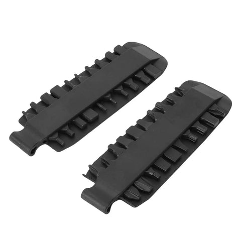 Ultimate 21 Piece Industrial Grade S2 Steel Screwdriver Bit Kit With Double Sided Flat And Hex Drive Design Featuring Strong Magnetism And Universal Compatibility For All Your Heavy Duty Drilling Jobs, 2 bit holders