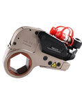 HuiWosen Hollow Hydraulic Torque Wrench Pump Electric Hytorc Tool For High Performance, compact aluminum tool with hexagonal socket.