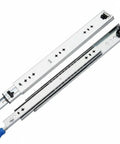 Drawer Slides Ball Bearing Rails Beefy Heavy Duty Locking Full Extension Smooth Sliding Cold Rolled Steel 75cm For Furniture Cabinets With Lock Durable Steel Rails For Easy Install And Quiet Operation In Home Or Office Furniture Cabinets, 75cm lock rail