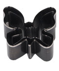 Butterfly Shape Leather Cutting Dies Set for DIY Leather Craft Keychains and Wallet Making, front view of punch die kit