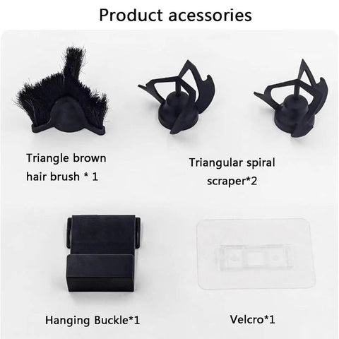 Automatic Electric Portafilter Cleaner With Integrated Knock Box For Fast Espresso Grounds Removal And No Sweat Smooth Cleanup designed accessories including hair brush and scrapers.