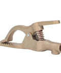 Heavy Duty 35mm Brass Welding Ground Clamp With Super High 500 Amp Conductivity And Oxidation Resistant Body, side view of clamp