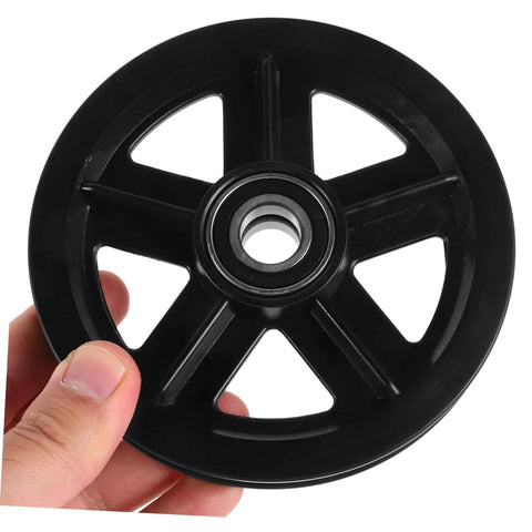 Pro Grade Heavy Duty Roller Guide Wheel Set for Sliding Doors and Barn Door Tracks, V Groove Wheel with POM body