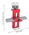 Cabinet Door Installation Jig With Aluminum Alloy Construction Pro Grade Adjustable 0 To 55mm Clamping Range Solid Support Arm