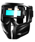 Automatic Welding Helmet With True Color Lens, Safety Cover, And Air Supply Respirator System