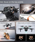 Camera Drone With 5.6 Inch HD Screen Remote, Brushless Motor Power, Ultra Lightweight Under 250g Foldable Pro Quadcopter features