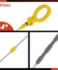 2.0L 4 Cylinder Engine Oil Dipstick For Audi A4 A4 Quattro yellow handle stainless rod details 2005-2009 Cabriolet
