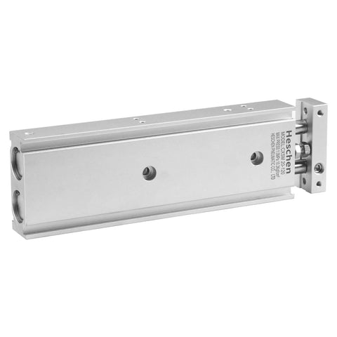 Dual Aluminum Pneumatic Cylinder With 20mm Bore And 120mm Stroke Guide Rod Plate Double Acting Cushioned Slide Bearing M5 Port
