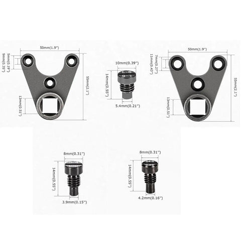 Must-Have Trim Tilt Pin Wrench Set For Outboard Motors Fits Johnson Hydraulic End Caps 38mm 32mm 35mm Sizes Replacement Kit Perfect Fit And Easy Install dimensions