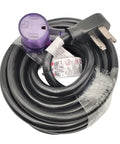 Heavy Duty 4 Prong 14-30 Extension Cord For Dryer Or EV Charger, UL Listed, 30A 250V, 36 Foot coiled with lighted plug