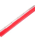 Adhesive Folding Hinge For DIY Furniture And Piano Lids, Mini Clear Long Piano Hinge on white background