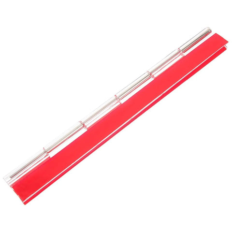 Adhesive Folding Hinge For DIY Furniture And Piano Lids, Mini Clear Long Piano Hinge on white background