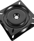 Six Pack Six And A Quarter Inch Bar Stool Swivel Plate Replacement Heavy Duty Ball Bearing Seat Swivel Base Mount For Bar Stools And Chairs Black Steel Corrosion Resistant Easy Install, black steel swivel plate