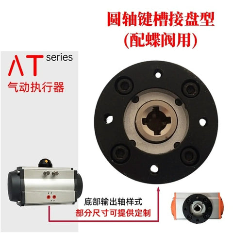 Built Tough At Type Double Acting Pneumatic Actuator Cylinder For Automated Doors With Plug And Play Solenoid Valve Manifold Filter Regulator And Zero Hassle Brackets, showing mounting plate and actuator details.