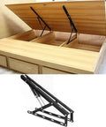 Heavy Pneumatic Bed Lift Mechanism With Spring Strut Hinge For Sofa Storage And Space Saving, Diy Cabinet Hinges, iron build