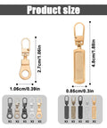 20 Pack Zipper Pull Replacement Kit With 2 Styles Detachable Sliders Easy Install For Jackets Backpacks And Luggage DIY Zipper Repair